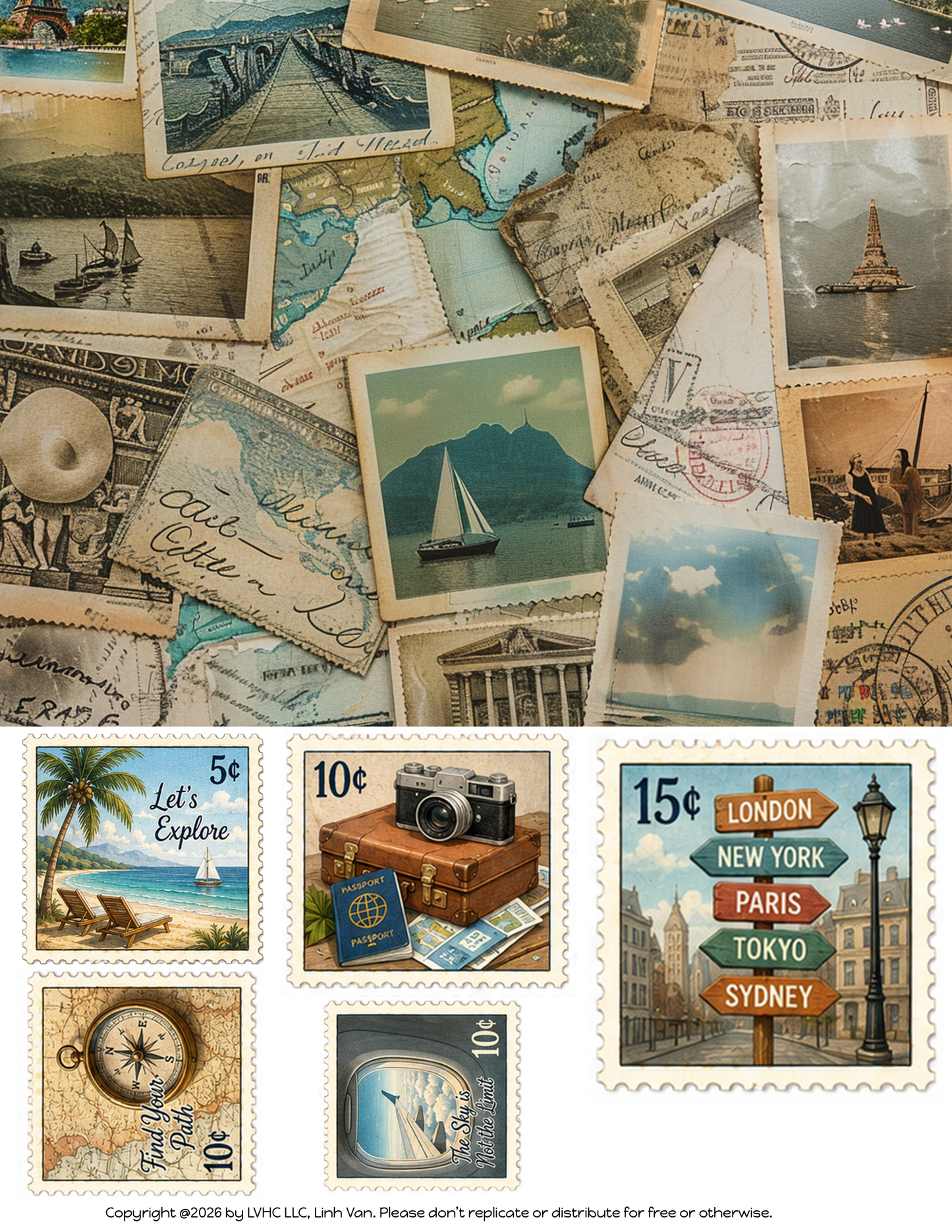 EZ Postage Printable: Adventure