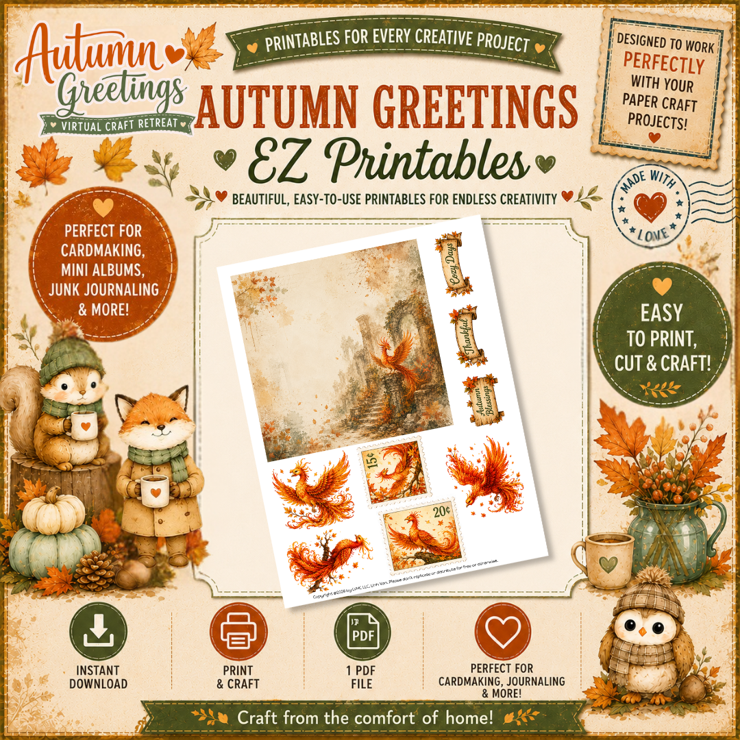 EZ Postage Commemorative Sheets - Autumn Greetings