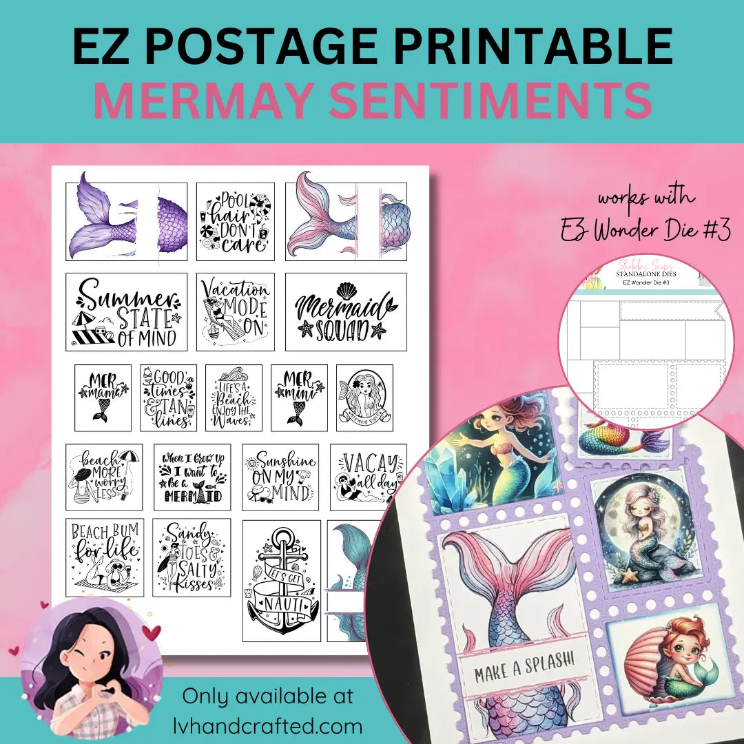 EZ Postage Printable: Summer Sentiments