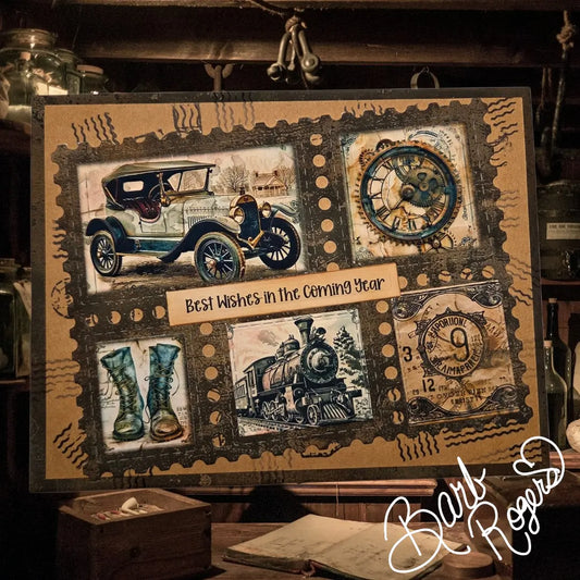 EZ Postage Printable: Steampunk Guys