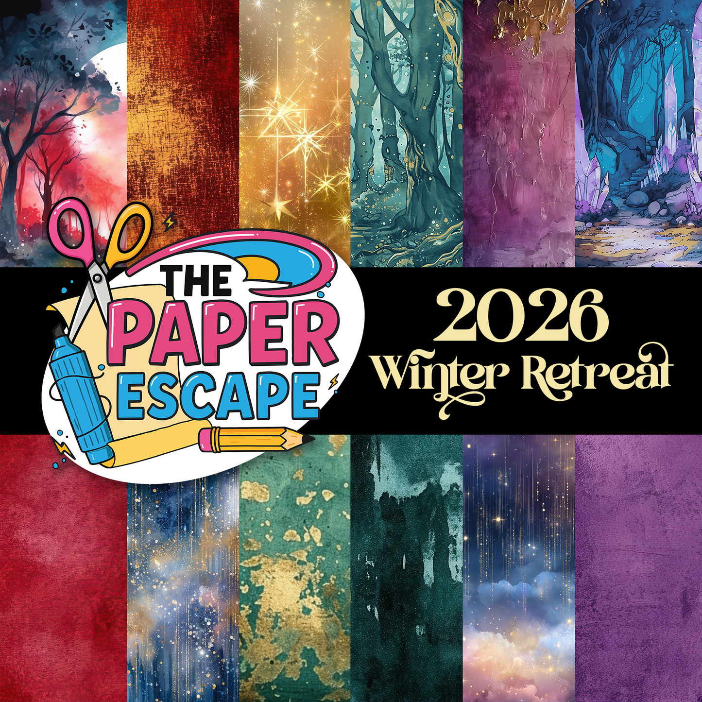 2026 Winter Retreat Paper Pad