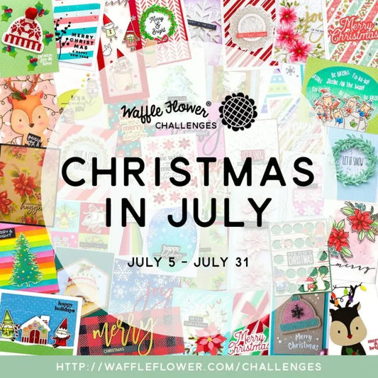 Christmas in July Waffle Flower Challenge