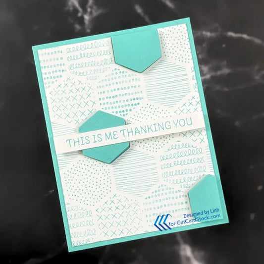 Letterpressing and 100% Cotton Card!