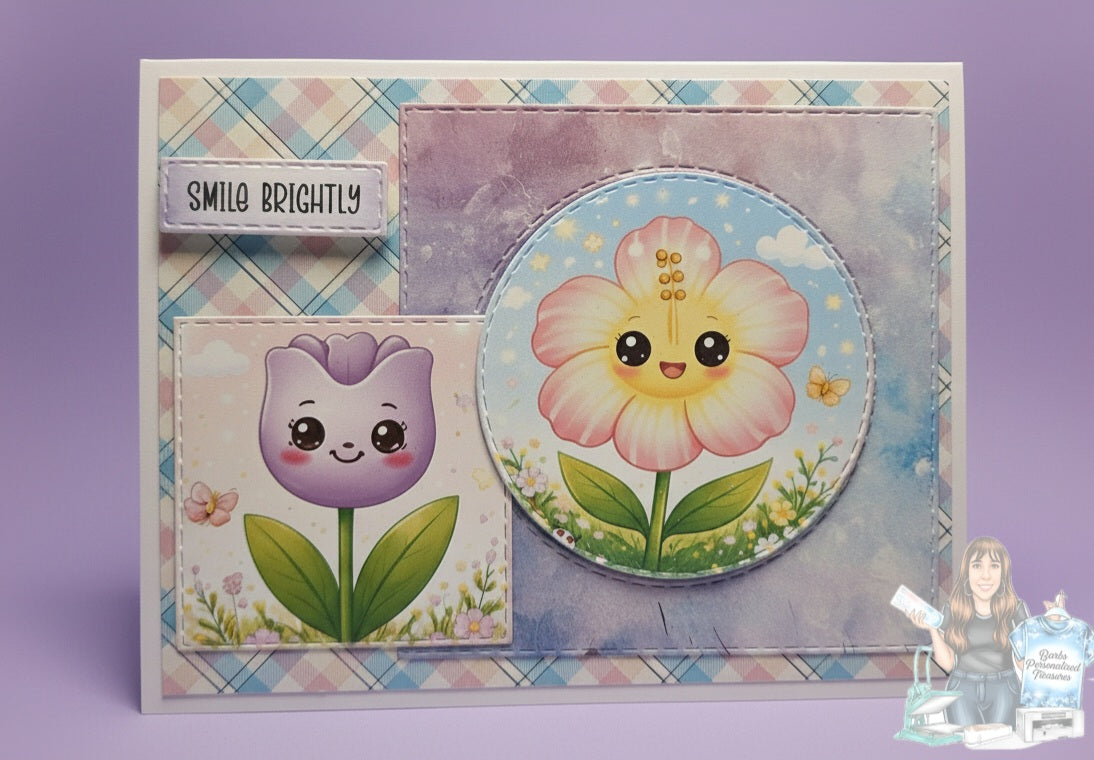 EZ Cardmaking Kit: Smiling Florals
