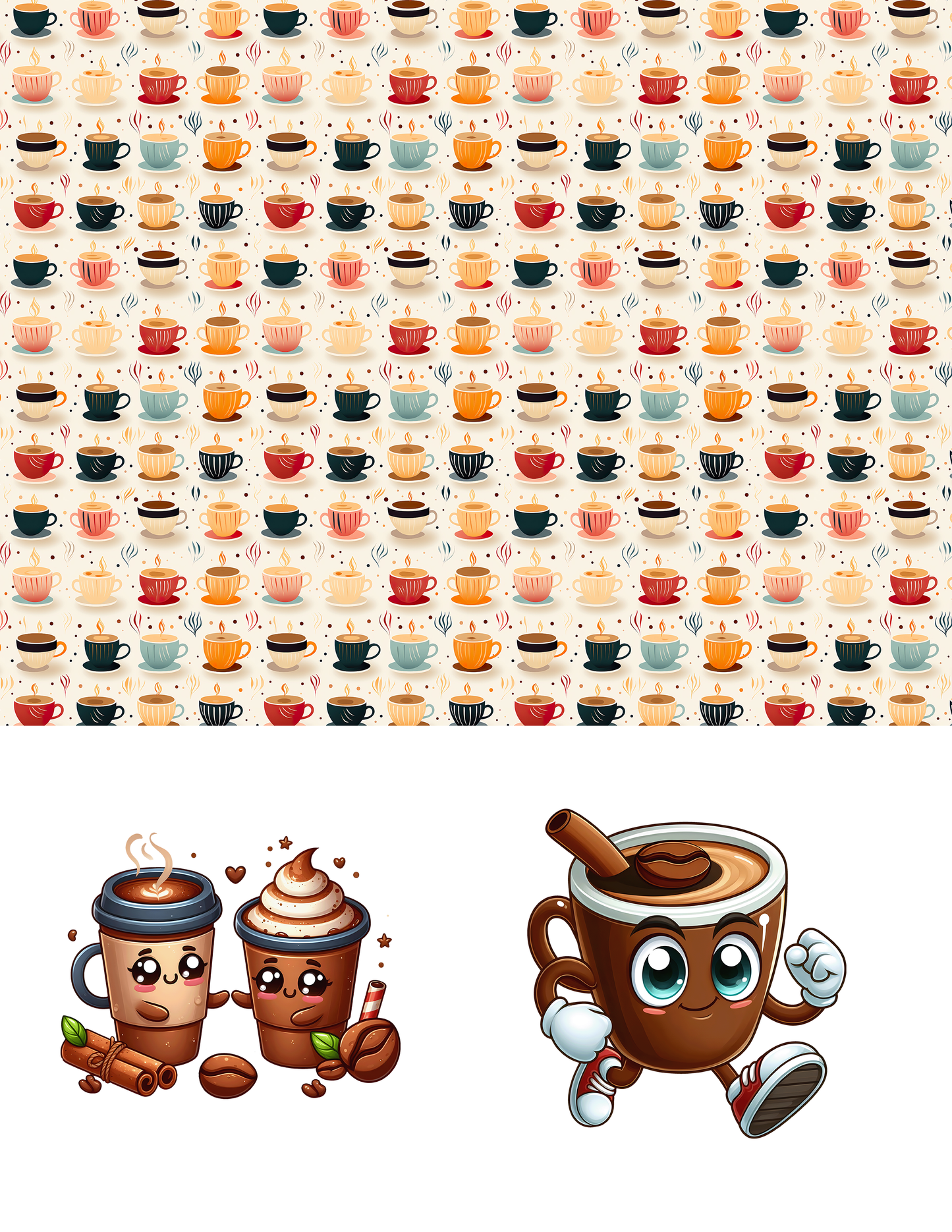 EZ Cardmaking Kit: Coffee Cups