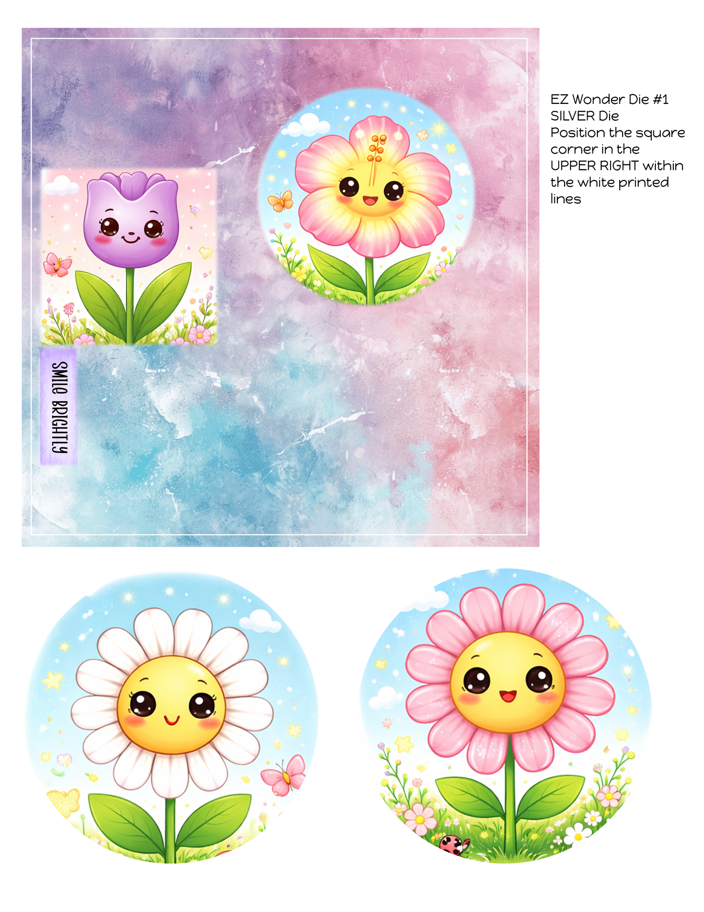EZ Cardmaking Kit: Smiling Florals
