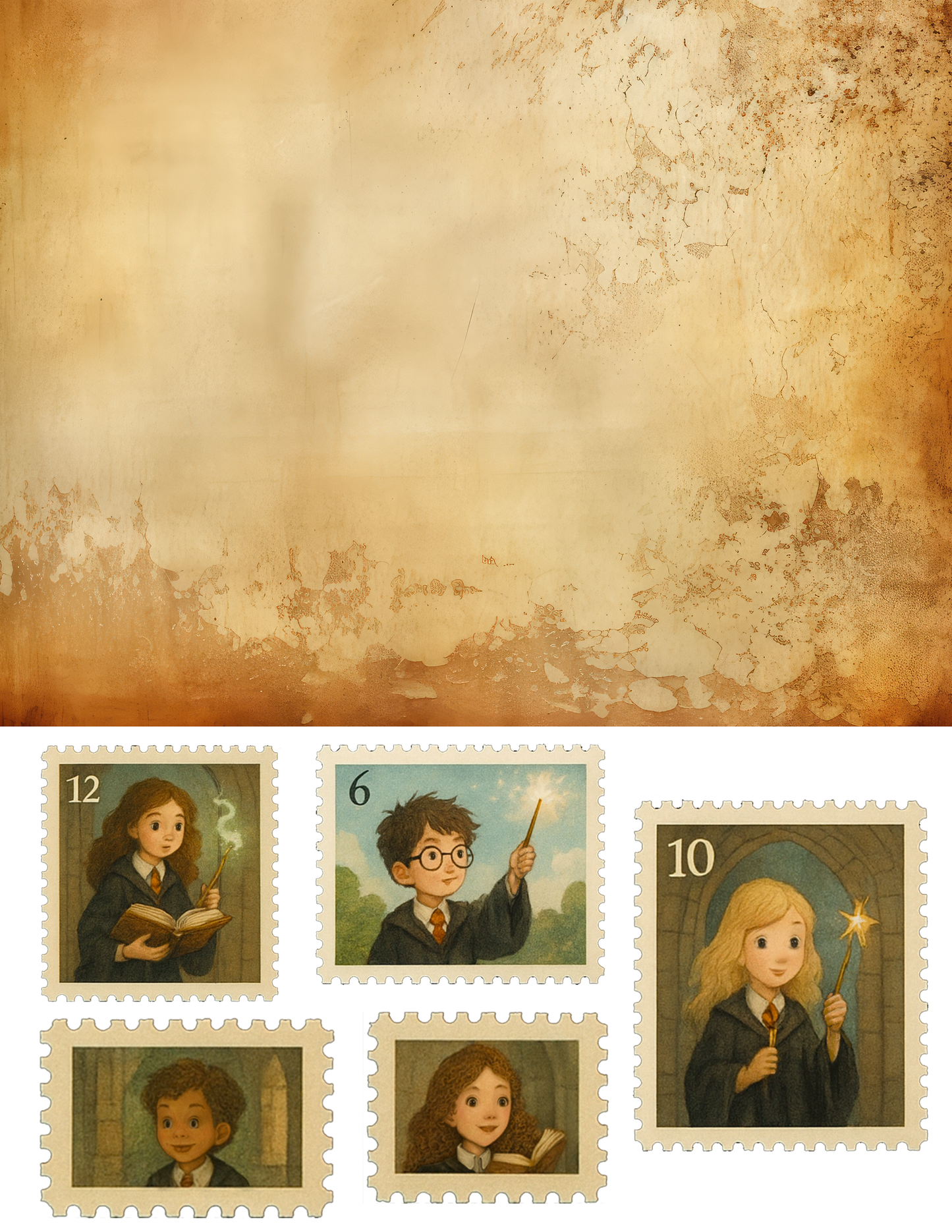 EZ Postage Printable: Wiz Kids Vintage