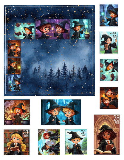 EZ Postage Printable: Wiz Kids Starz