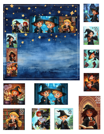 EZ Postage Printable: Wiz Kids Starz