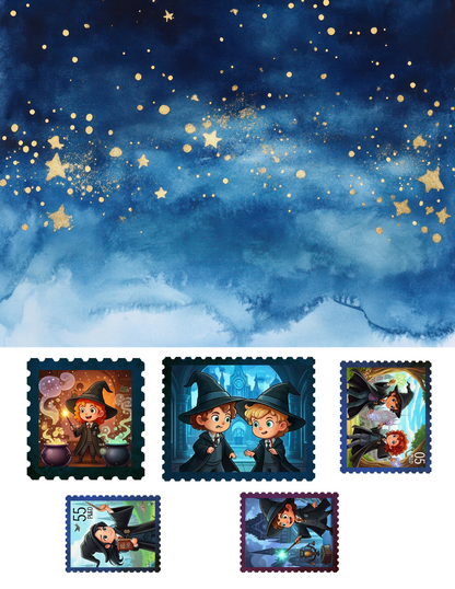 EZ Postage Printable: Wiz Kids Starz