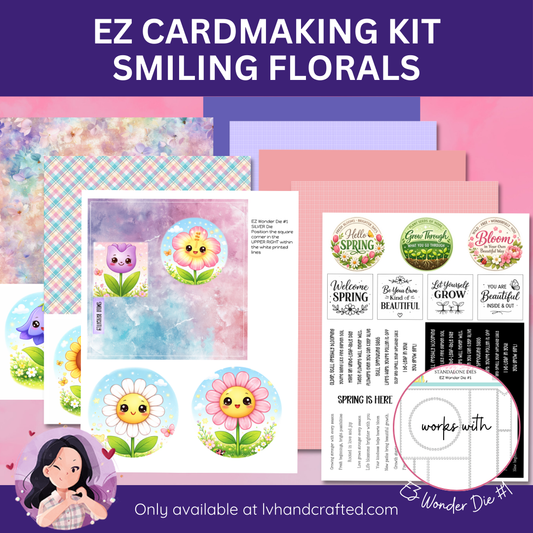 EZ Cardmaking Kit: Smiling Florals