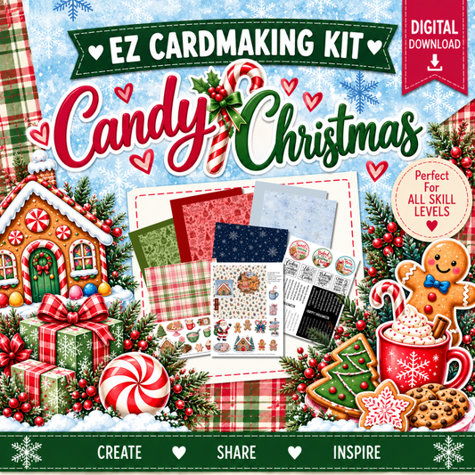 EZ Cardmaking Kit: Candy Christmas