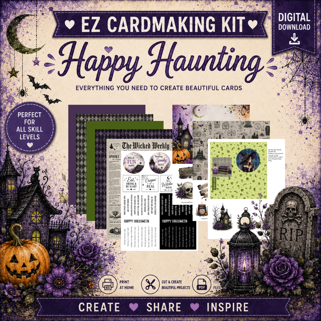 EZ Cardmaking Kit: Happy Haunting