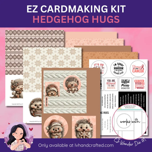 EZ Cardmaking Kit: Hedgehog Hugs