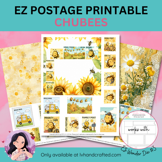 EZ Postage Printable: Chubees