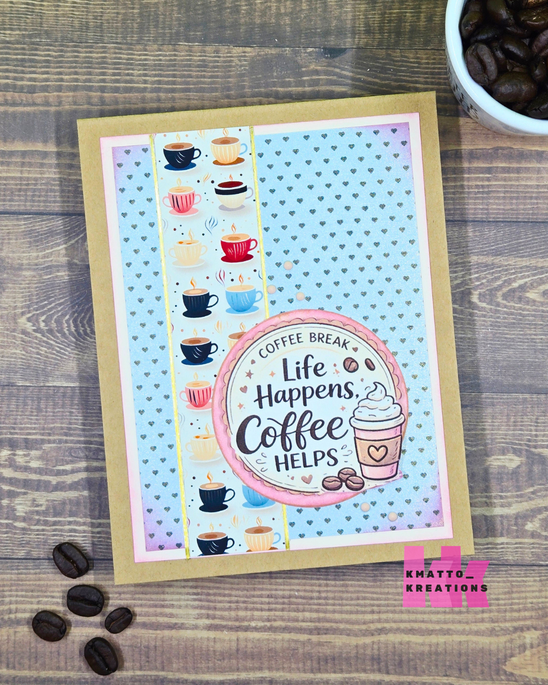 EZ Cardmaking Kit: Coffee Cups