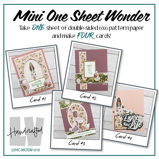 Mini One Sheet Wonder #10 (Original, EZ#2 Die version, 4x6 sketch)