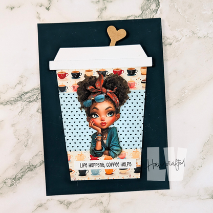 EZ Postage Printable: Coffee Girls