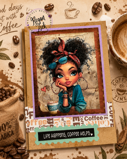 EZ Postage Printable: Coffee Girls