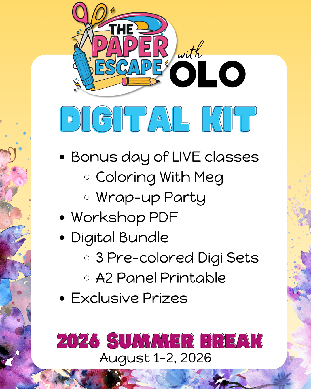 The Paper Escape : 2026 Summer Break w/ OLO