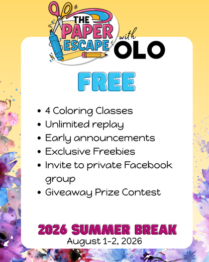 The Paper Escape : 2026 Summer Break w/ OLO