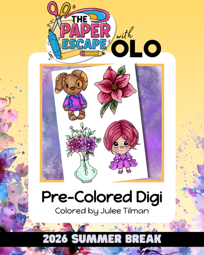 "Happy Everything" Pre-Colored Julee (2 sets)