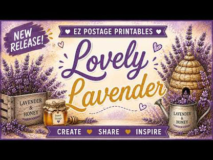 EZ Postage Printable: Lovely Lavender