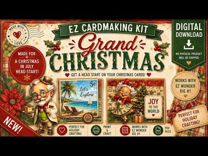 EZ Cardmaking Kit: Grand Christmas