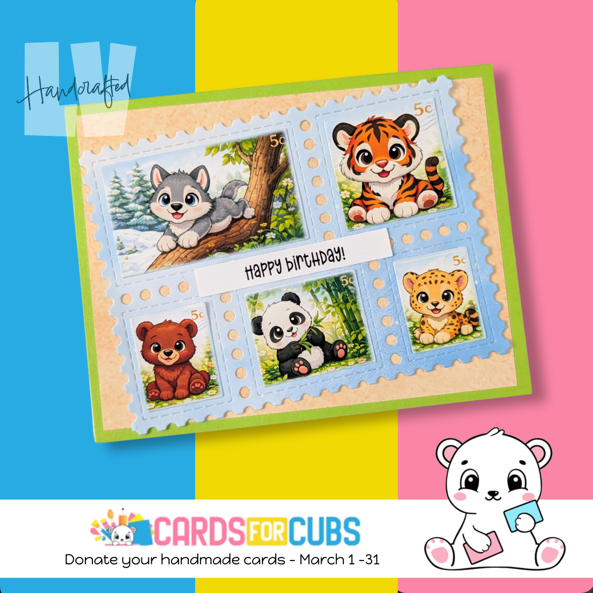 EZ Postage Printable: Cards For Cubs