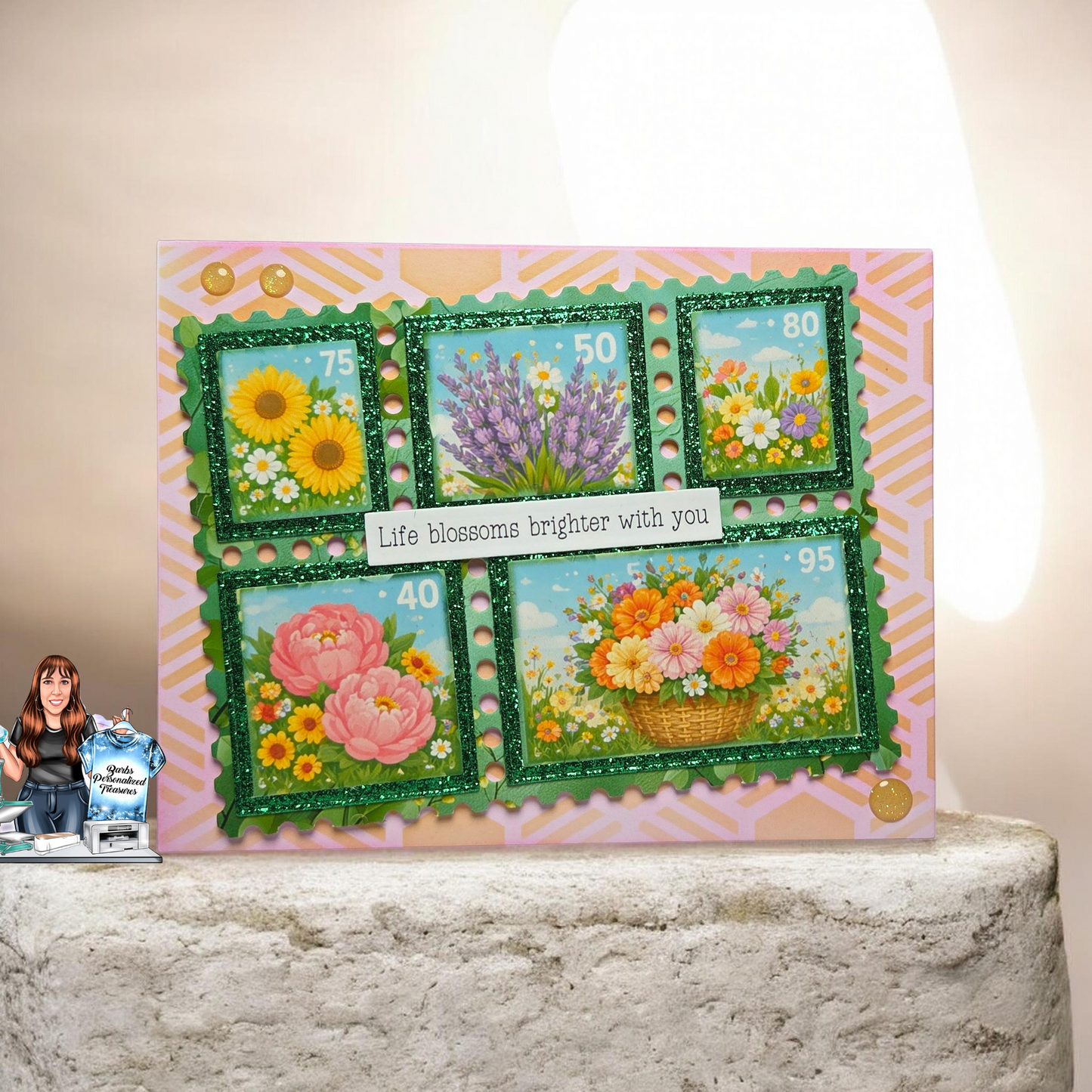 EZ Postage Printable: Spring Florals