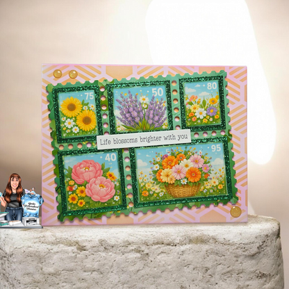 EZ Postage Printable: Spring Florals